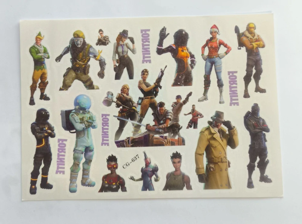 Dětské dočasné tetování - FORTNITE (E)