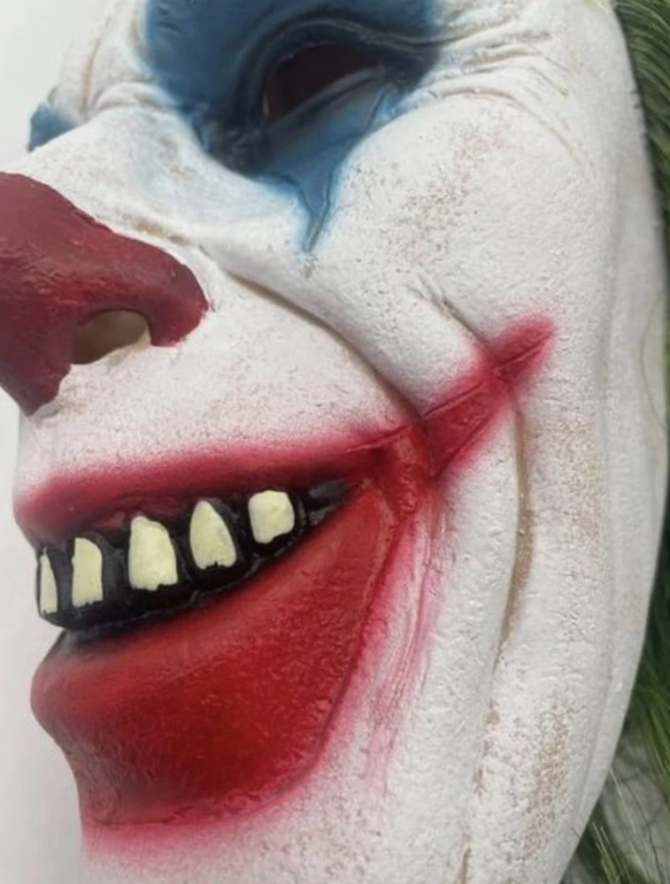 Realistická hororová 3D maska - HALLOWEEN - JOKER (A)