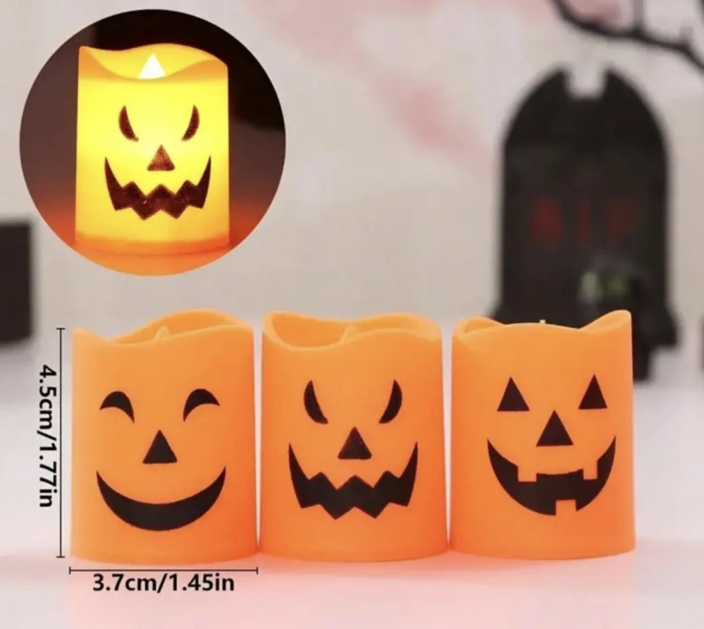 Mini světýlka na HALLOWEEN - 6 ks