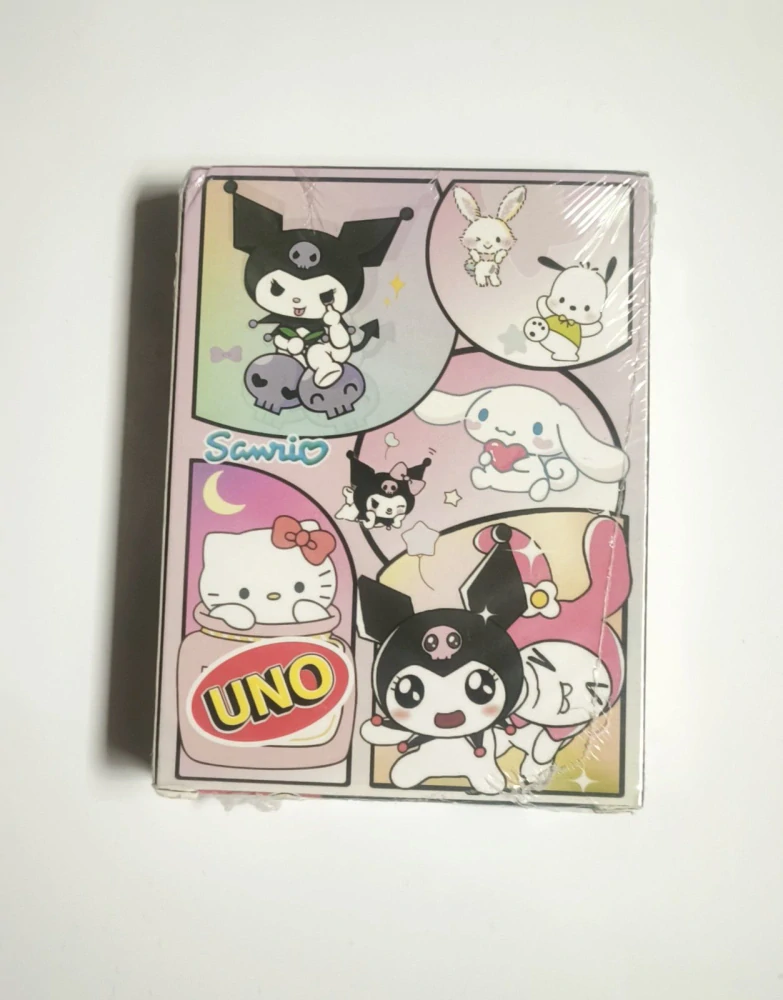 Hra Uno karty - SPECIÁLNÍ EDICE - SANRIO - (B) - S VADOU
