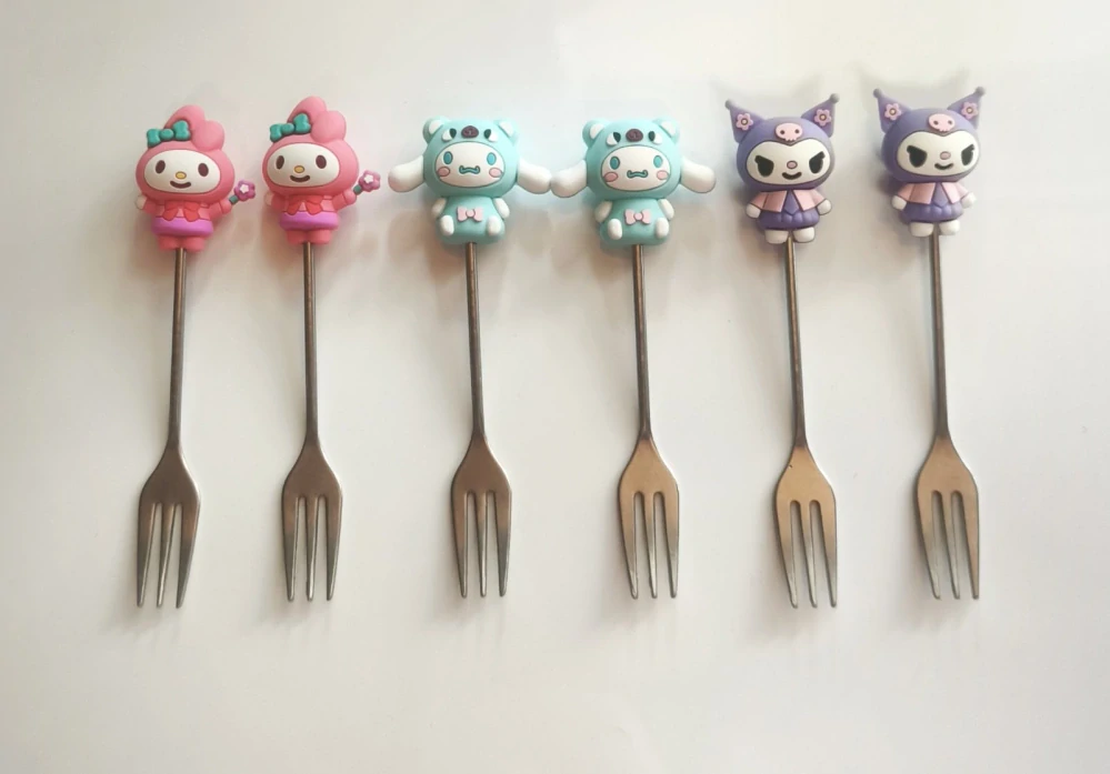 Napichovátka - SANRIO - KUROMI - 6 ks