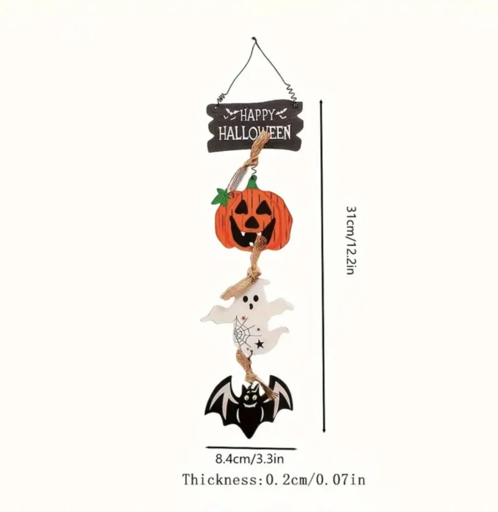 Malá dekorace na dveře - HALLOWEEN - NETOPÝR