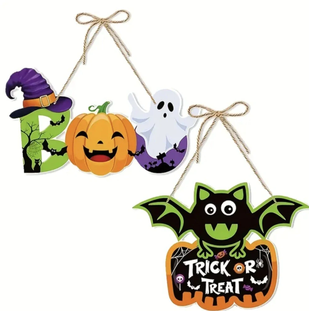 Papírová dekorace - HALLOWEEN - BOO