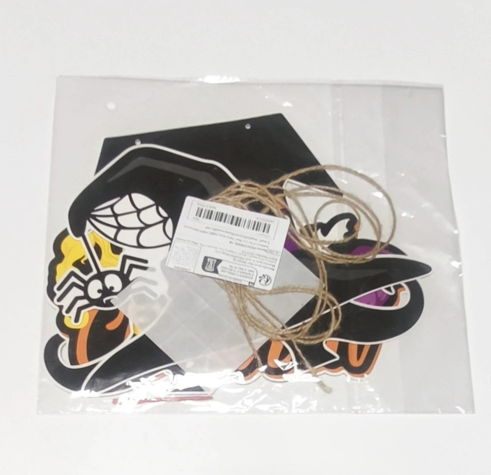 Papírová dekorace - HALLOWEEN - ČARODĚJNICE 