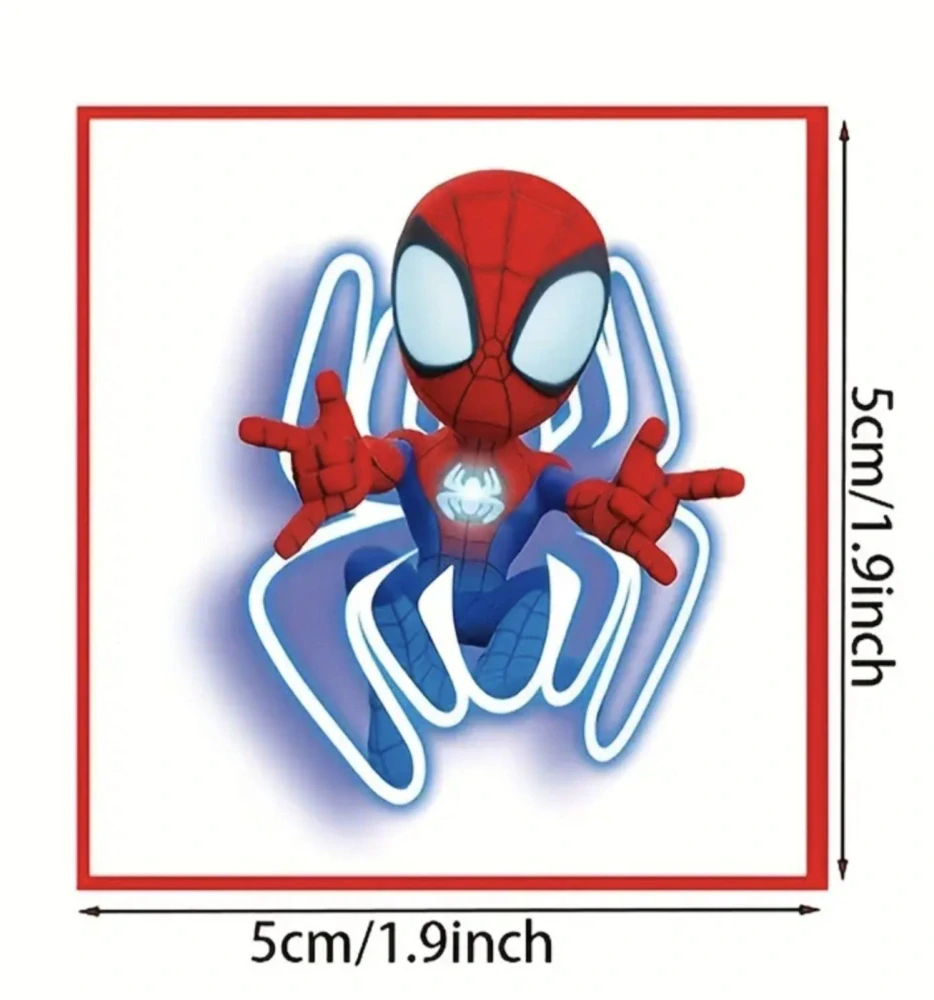 Dětské dočasné tetování - 20 ks - SPIDER MAN - SPIDEY AND HIS AMAZING FRIENDS (B)
