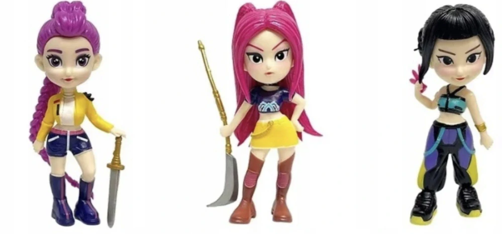 Sada sběratelských figurek - KPOP DEMON HUNTERS - KPop Lovkyně démonů - 6 ks