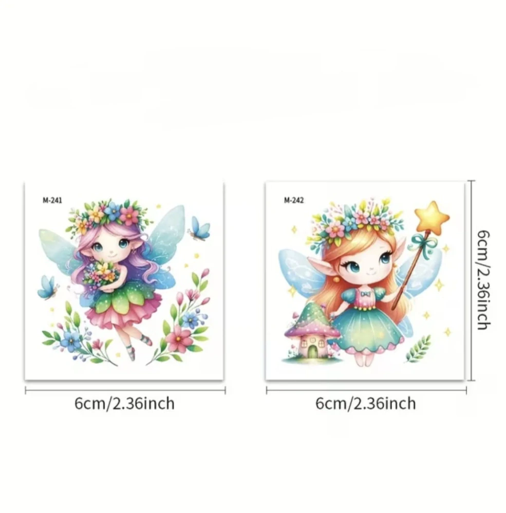 Dětské dočasné tetování - LESNÍ VÍLY - 20 ks