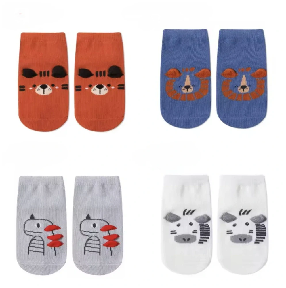 Protiskluzové ponožky - SVĚTLE HNĚDÉ - (12-36 m) M