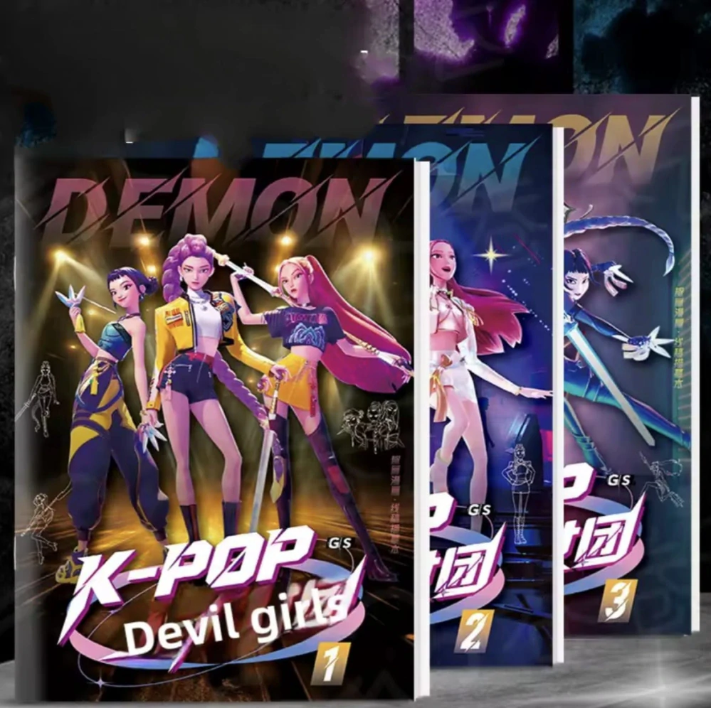 Kpop omalovánky DEMON HUNTERS - 3. DÍL (SÉRIE A)