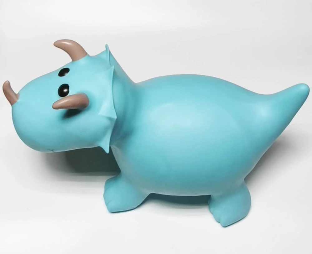 Nafukovací skákací DINOSAURUS - TRICERATOPS - TYRKYSOVÝ 