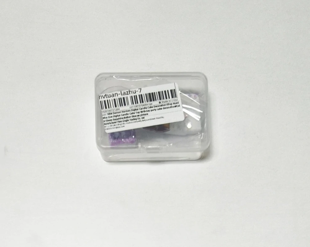 Narozeninová svíčka K-pop s glitry – ČÍSLICE 7