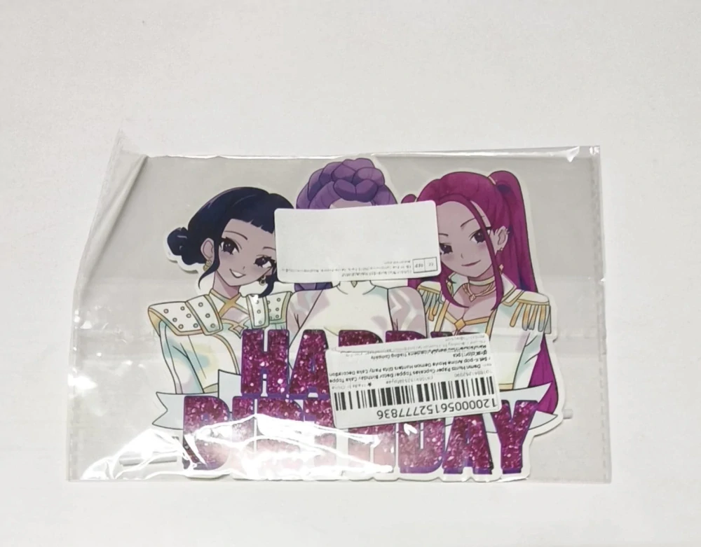 Dekorace na dort - TOPPER KPOP - 1 ks