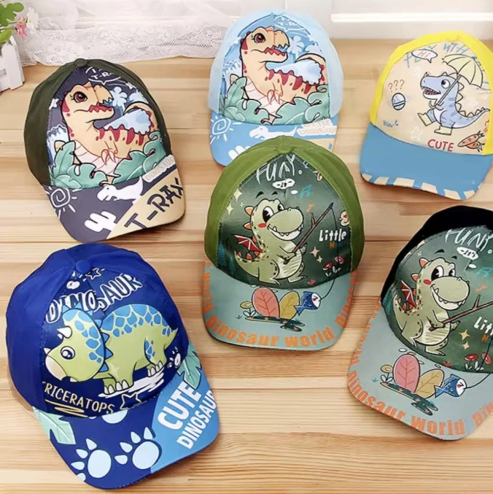 Dětská kšiltovka – Zelený Dino: Jurský svět - ZELENÁ (2-6 let)