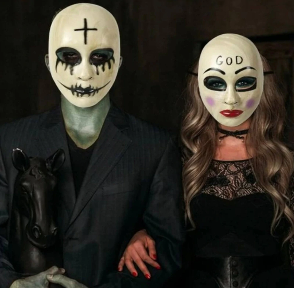 Hororová maska – Očista / The Purge – Rekvizitní maska GOD