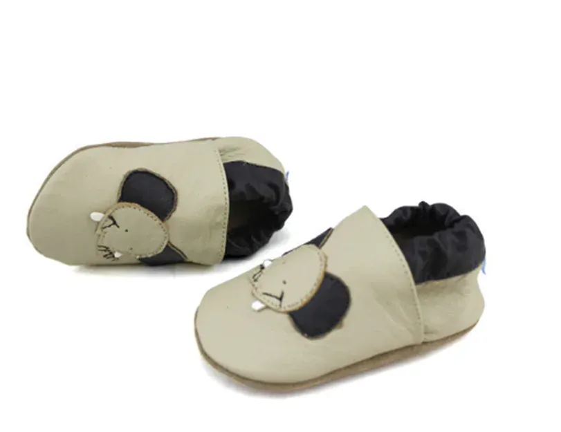 Kožené capáčky - SLONÍK (6-12m)