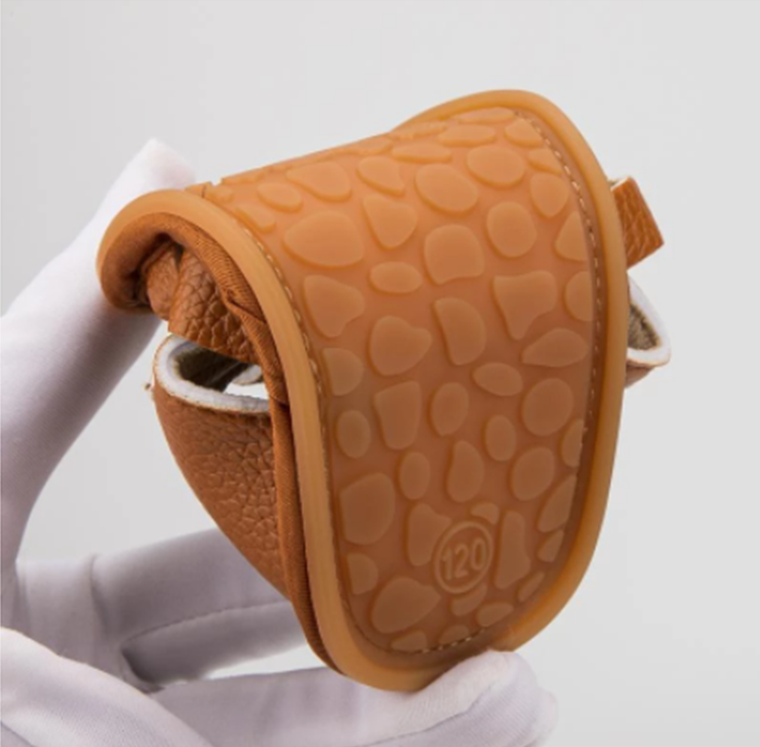 Barefoot sandálky - HNĚDÉ 1 (12-18 m)