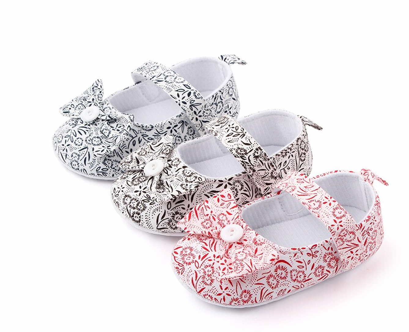 Balerínky - ČERVENÉ (6-12m)