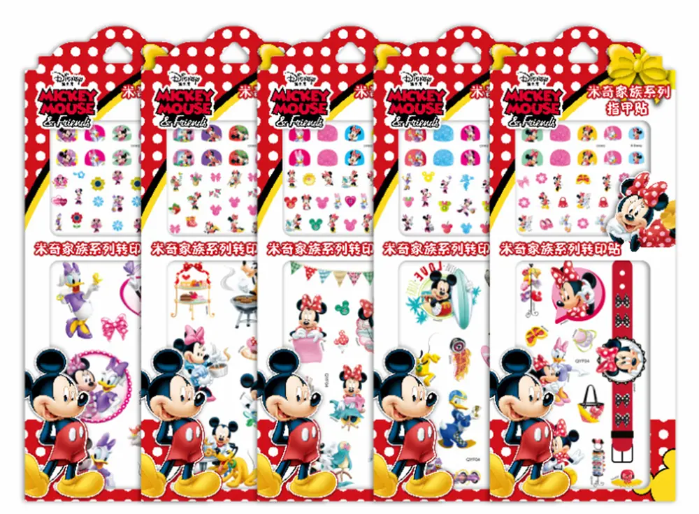 Set nálepek na nehty a tetování - MICKEY MOUSE 1