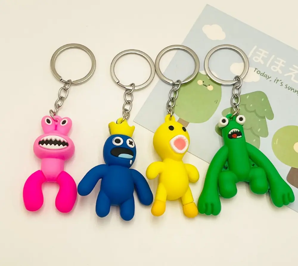 Přívěsek na klíče - RAINBOW FRIENDS - ZELENÝ 1