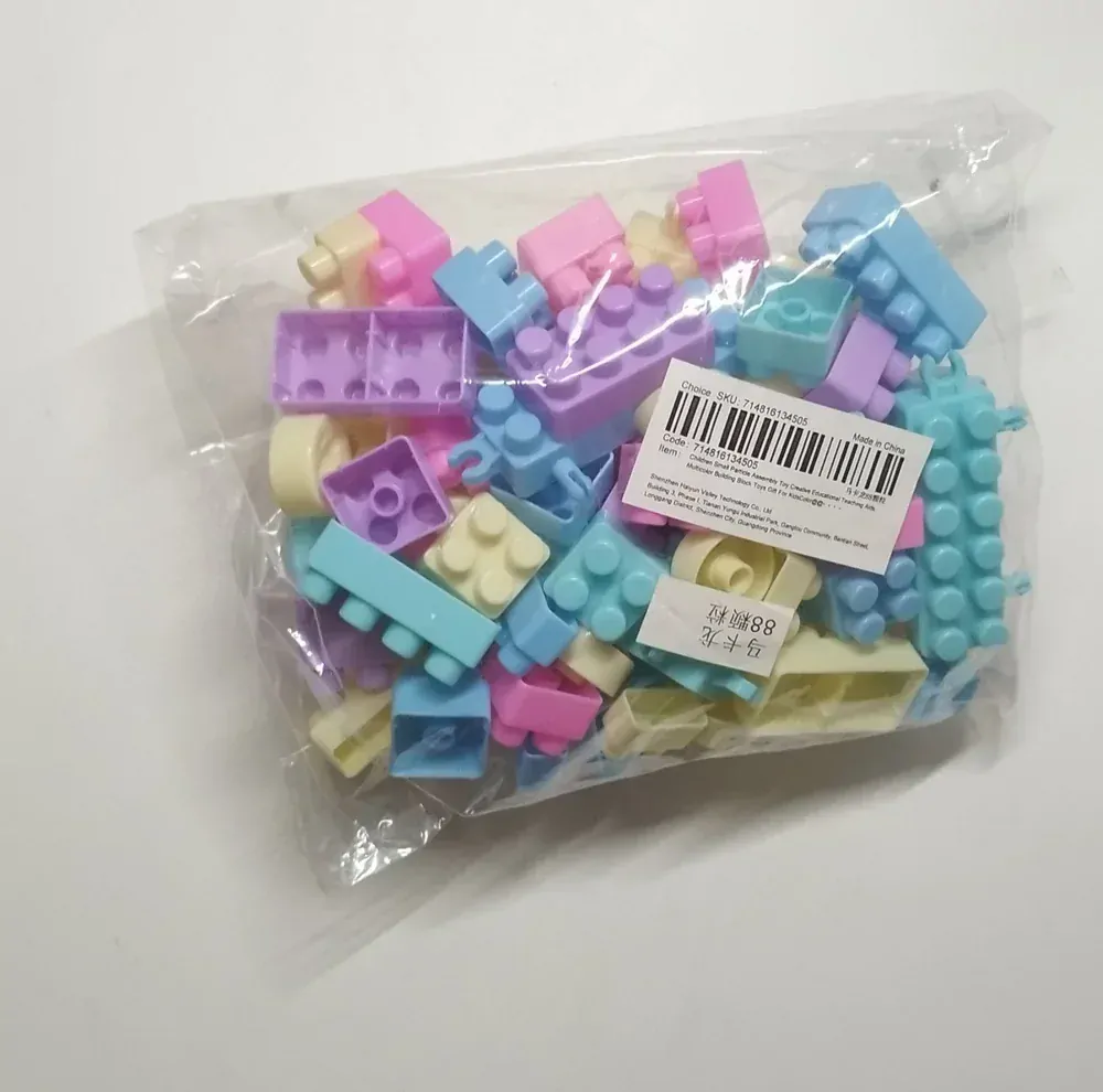 Barevné stavební kostky - Building blocks - 88 dílků
