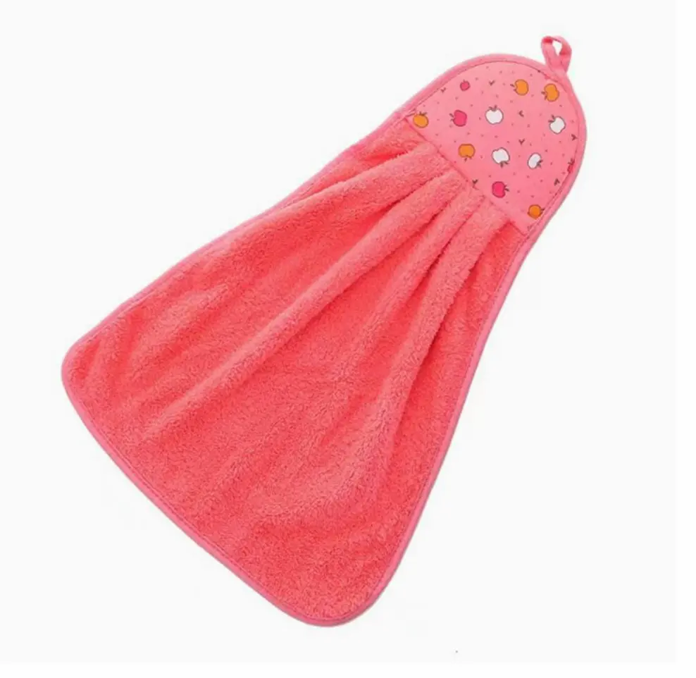 Ručník do školky - JABLÍČKO - červený