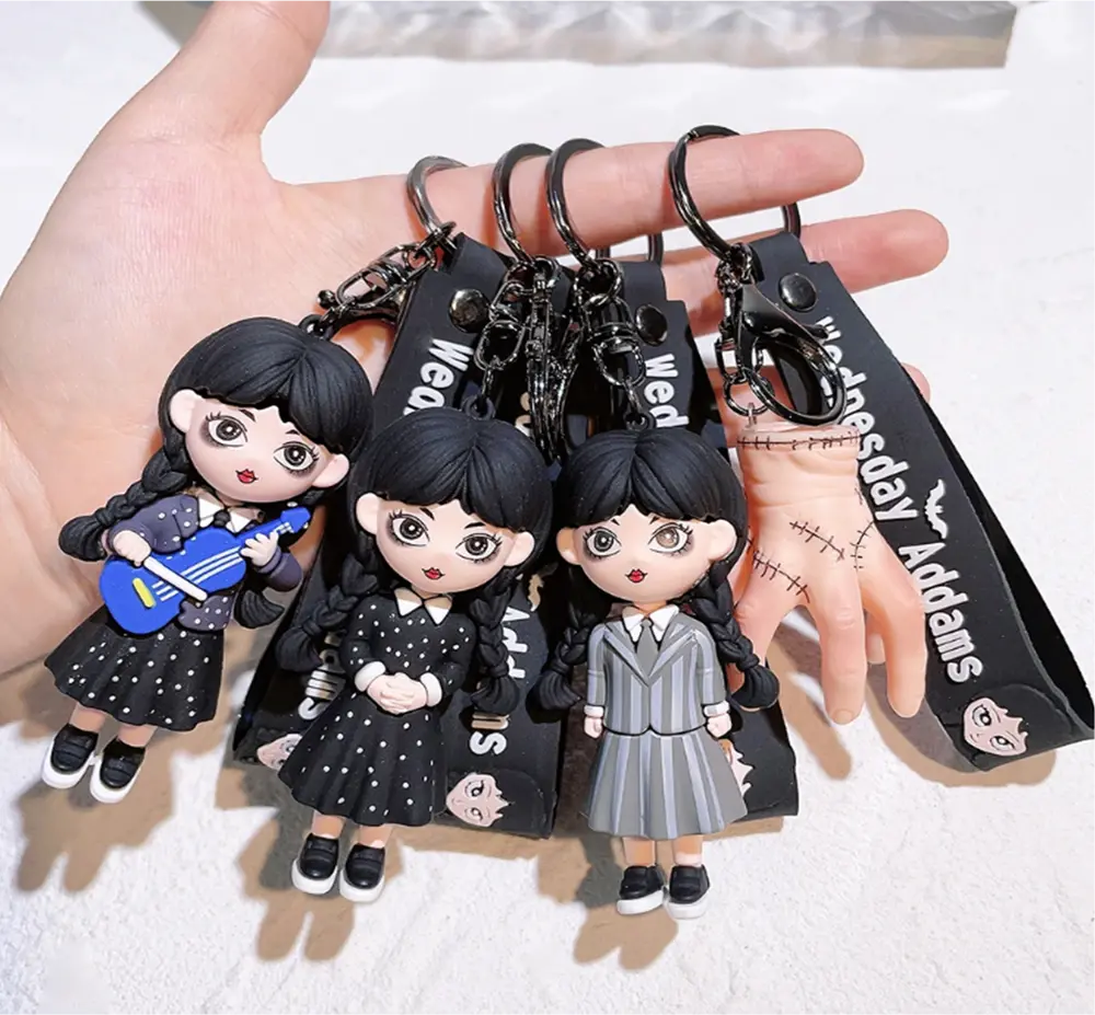 Přívěsek na klíče - THE ADDAMS FAMILY - WEDNESDAY 1