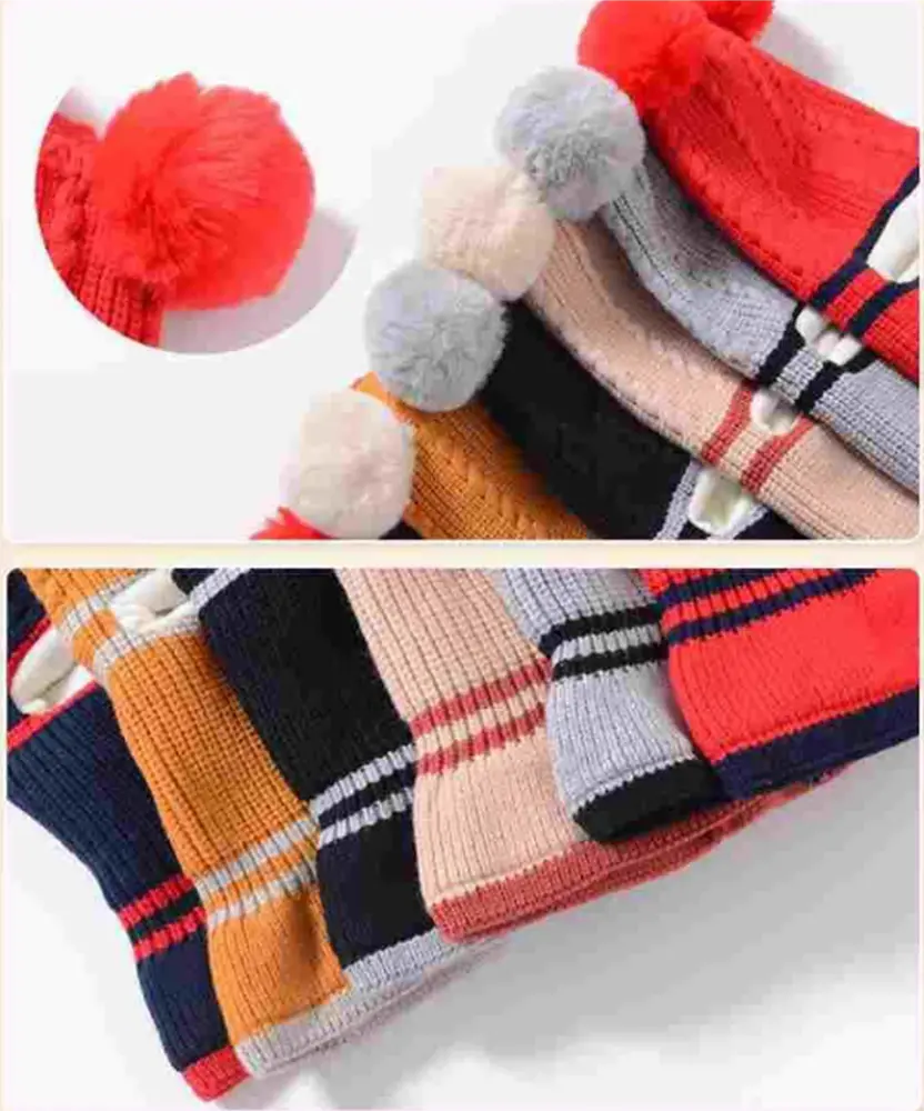 Pletená zimní kukla - RŮŽOVÁ