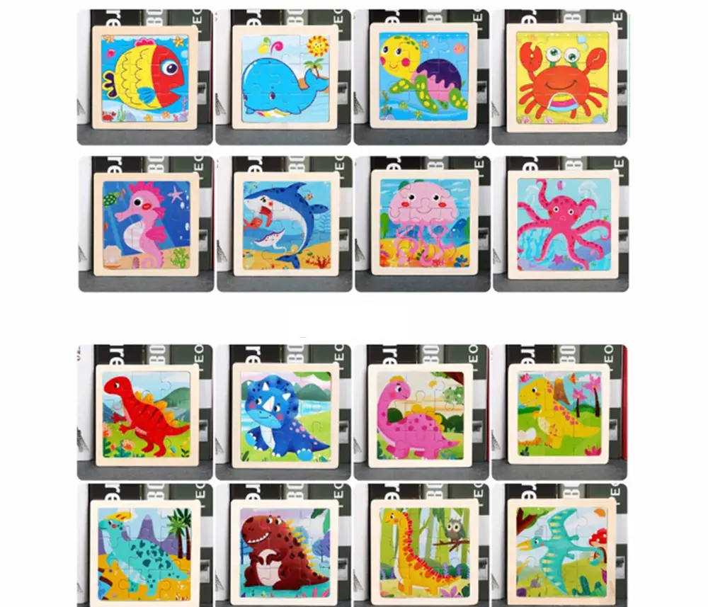 Dřevěné puzzle pro nejmenší (S) - LETADLO