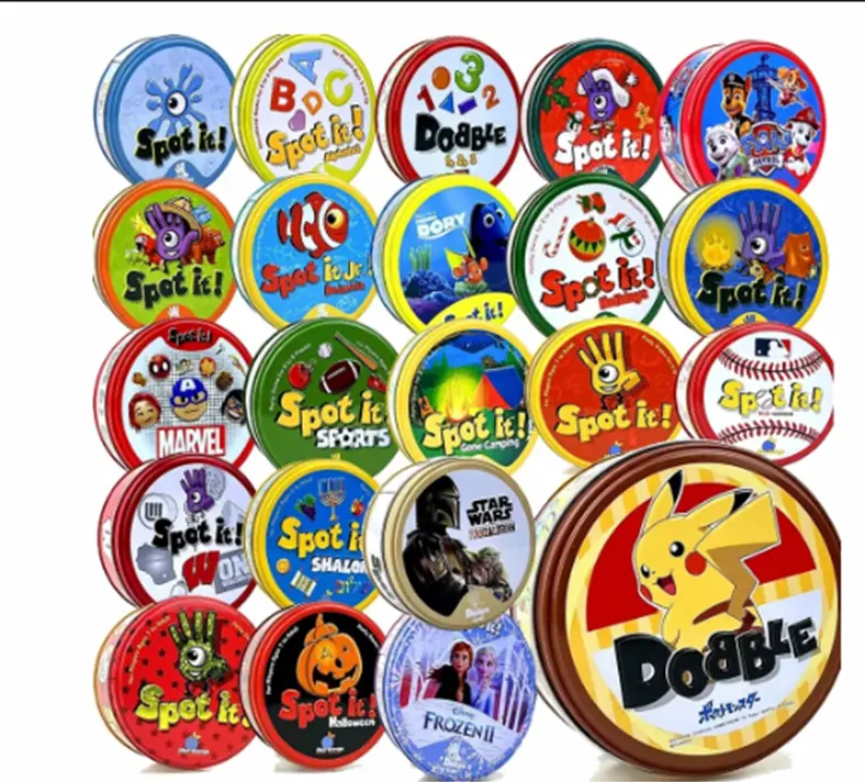 Postřehová hra Dobble-Spot it - JUNIOR ANIMALS - ZVÍŘÁTKA 2