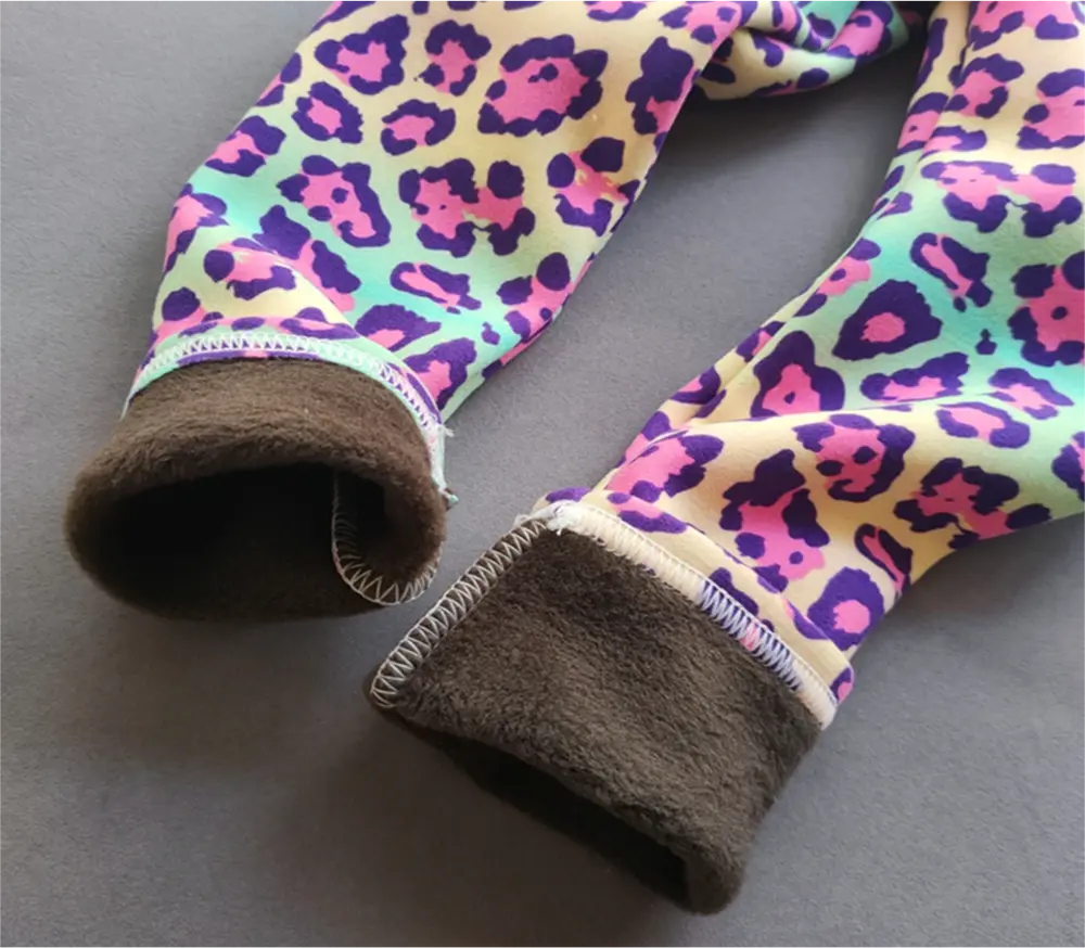 Zateplené termo legíny - BAREVNÉ (2-3 roky)