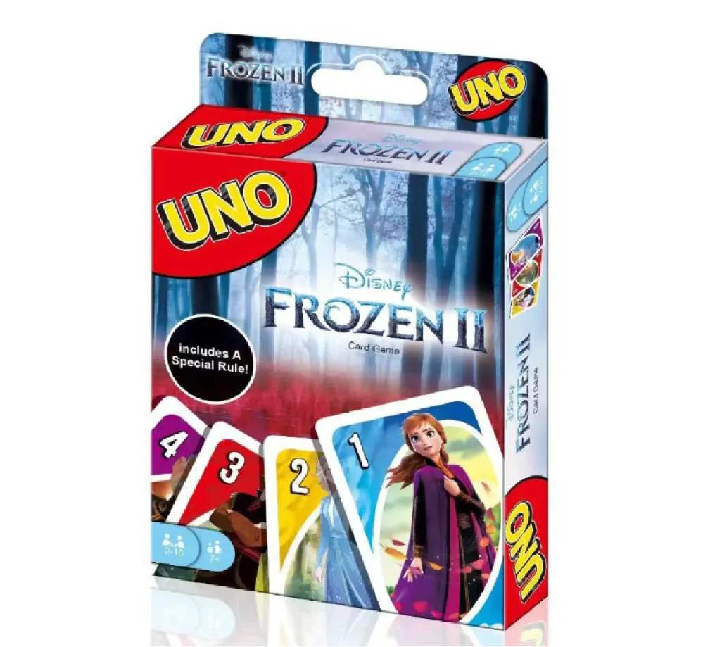Hra Uno karty - FROZEN/LEDOVÉ KRÁLOVSTVÍ 2 - S VADOU