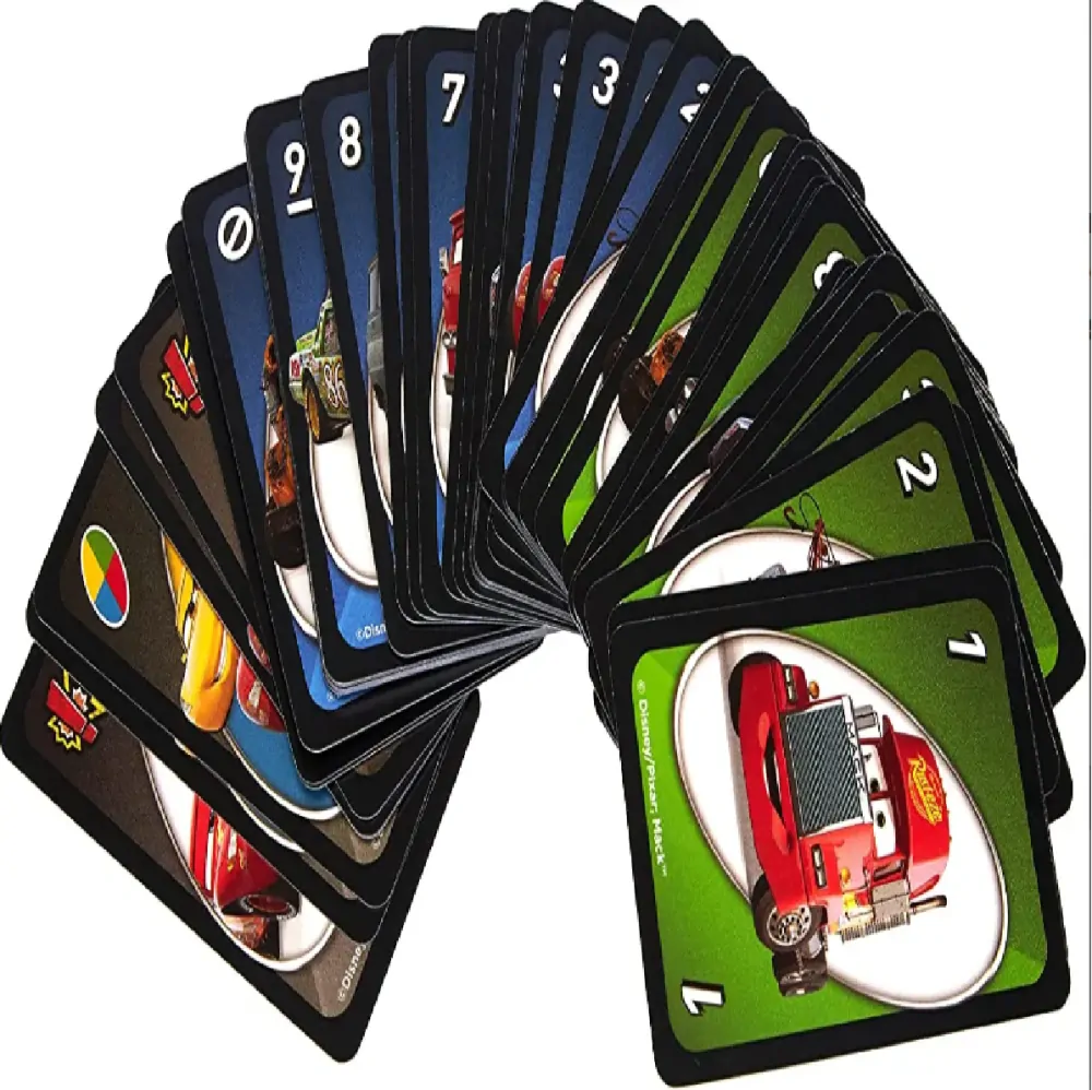 Hra Uno karty - CARS 3 (Autíčka) - S VADOU