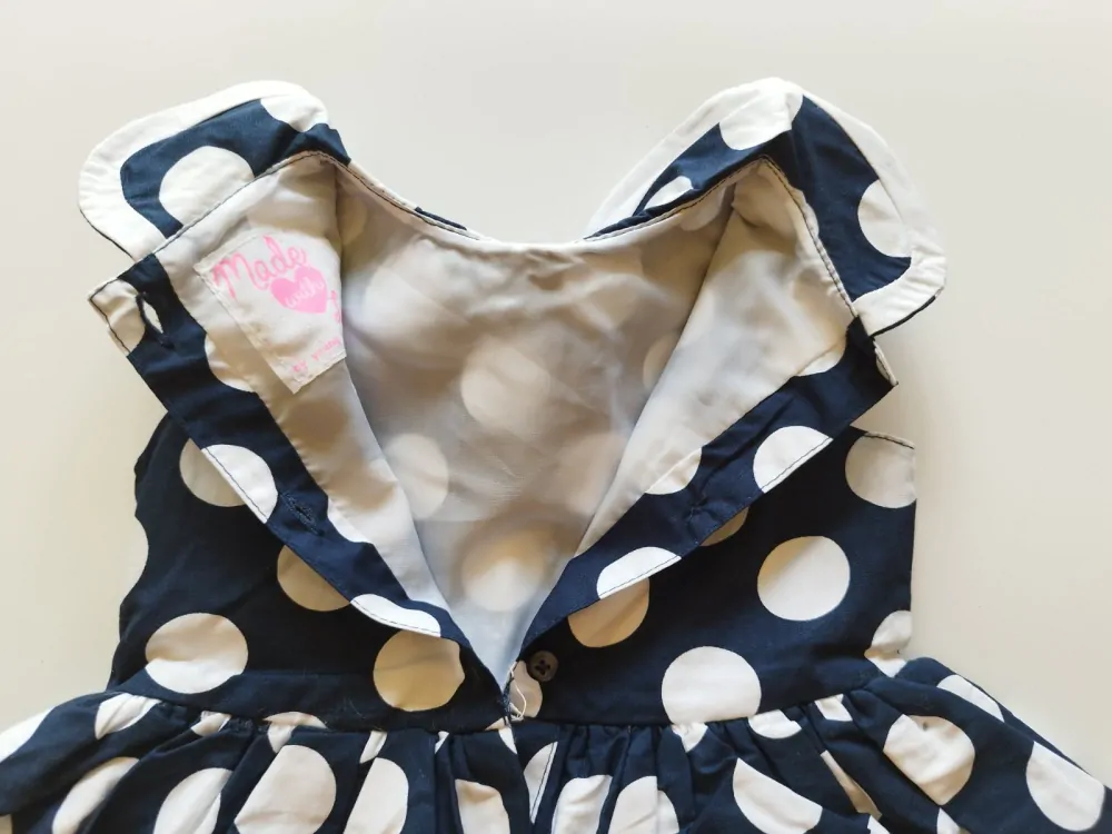 Šaty s krátkým rukávem - (9-12 m)