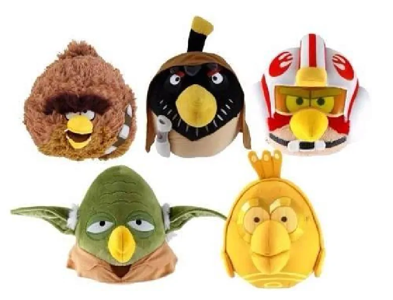 Plyšový ANGRY BIRDS - EDICE STAR WARS - C-3PO