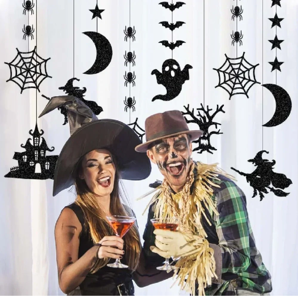 Závěsná dekorace na HALLOWEEN - 6 ks