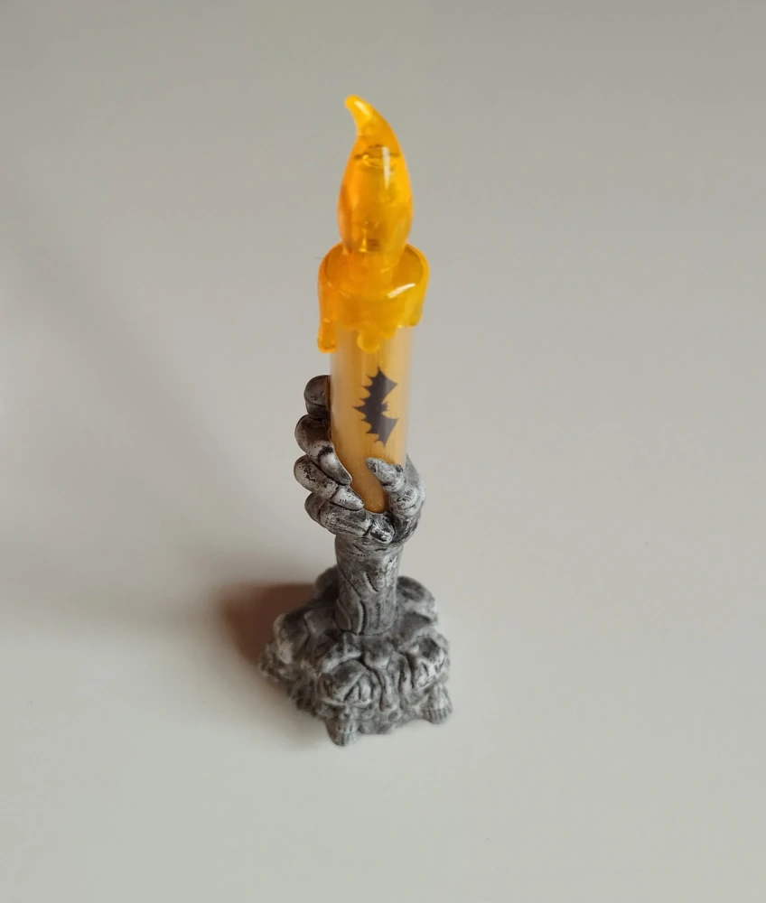 LED lampa na HALLOWEEN - RUKA - Oranžová