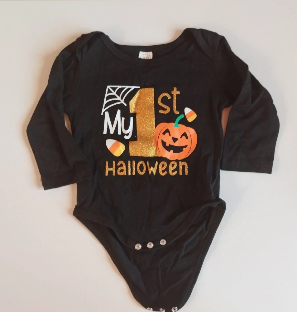 Set pro miminka - MŮJ PRVNÍ HALLOWEEN (3-6 m)