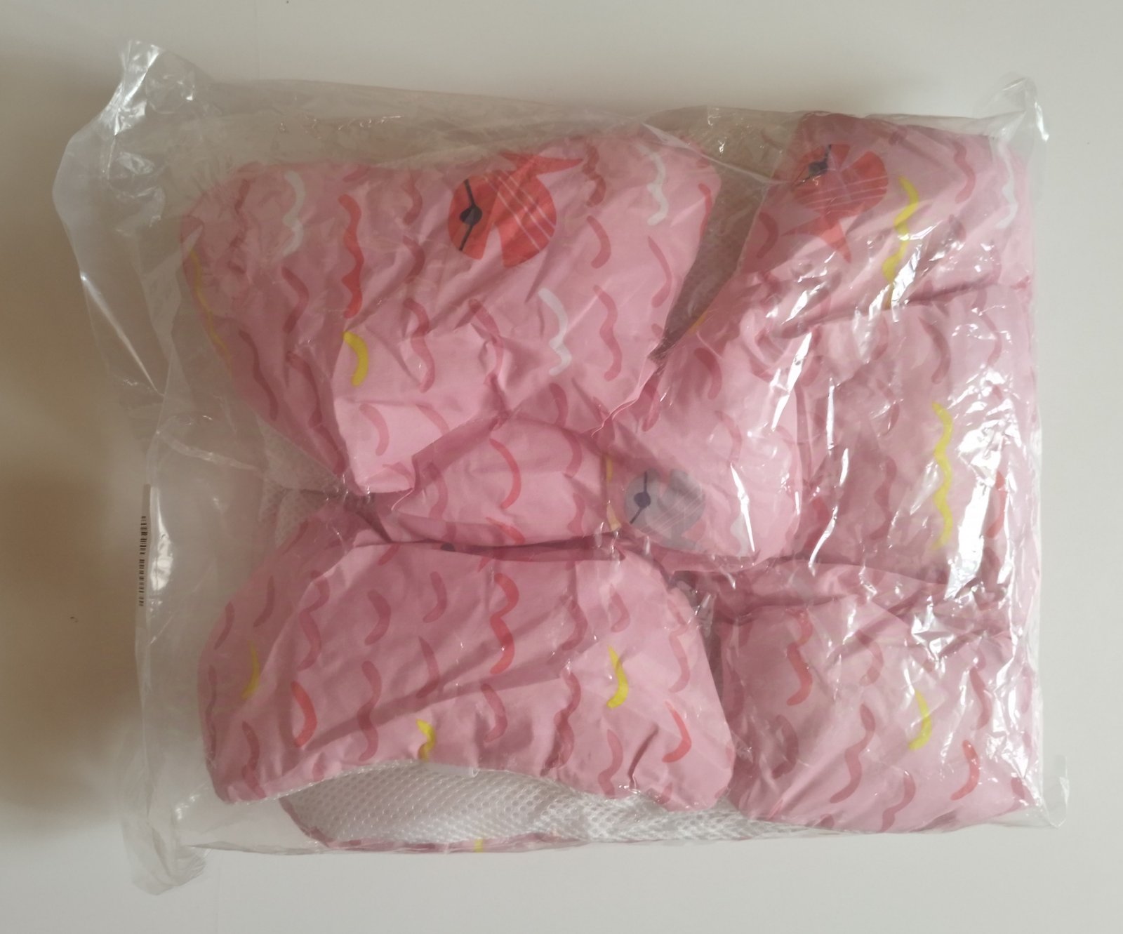 Universální podložka do kočárku - RŮŽOVÁ - RYBKY