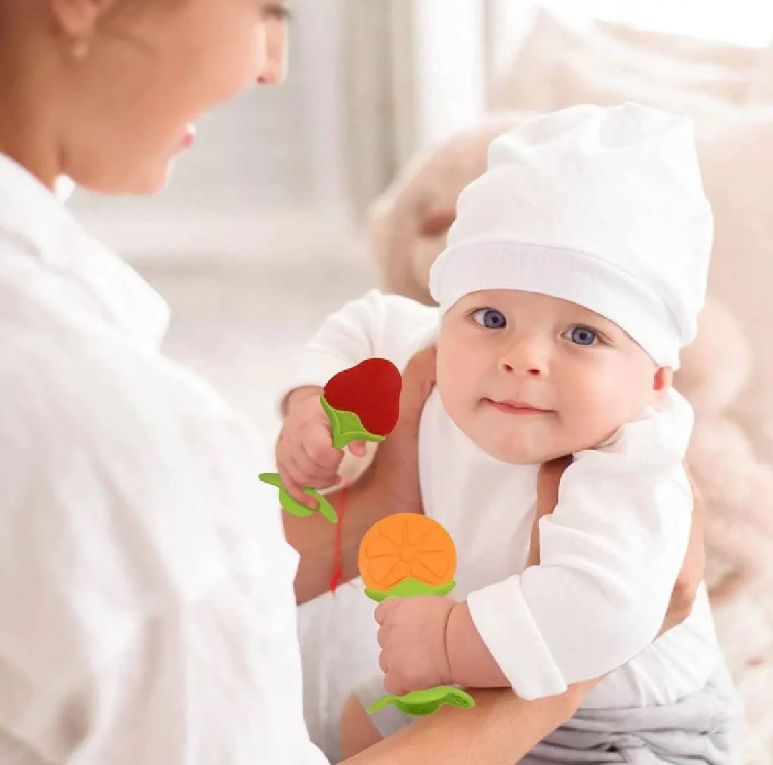 Silikonové kousátko - JABLKO