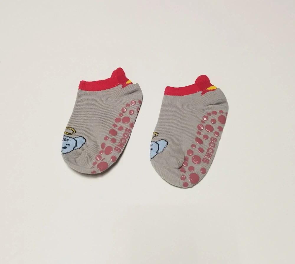 Protiskluzové ponožky - ŠEDÉ - SLONÍK - (12-36 m) M