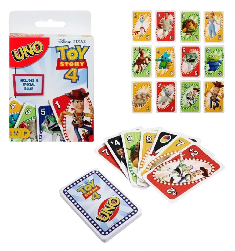 Hra Uno karty - TOY STORY 4 - S VADOU 