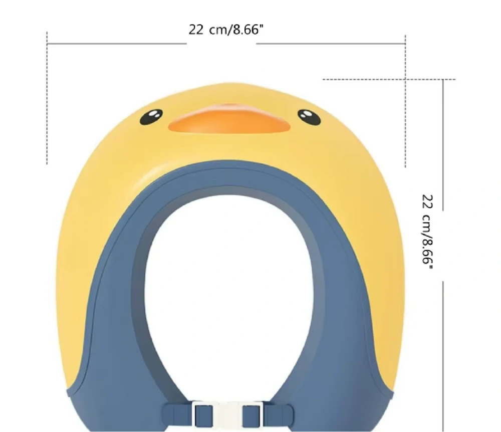 Dětská sprchovací čepice - KACHNA - ŽLUTÁ