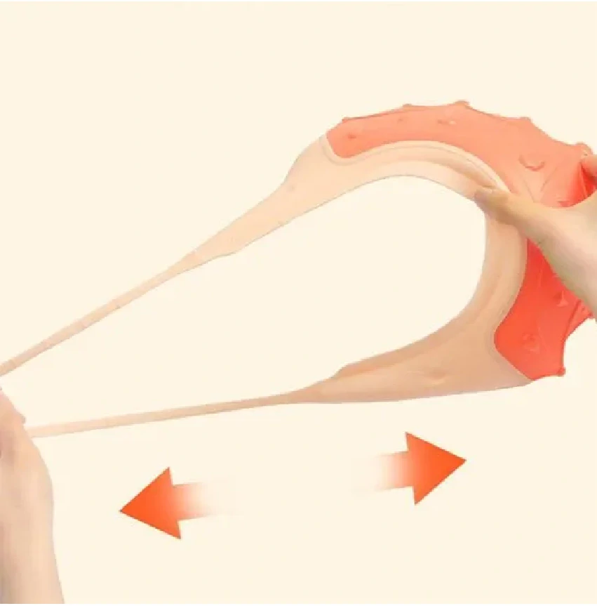 Dětská sprchovací čepice - KORUNA - ORANŽOVÁ