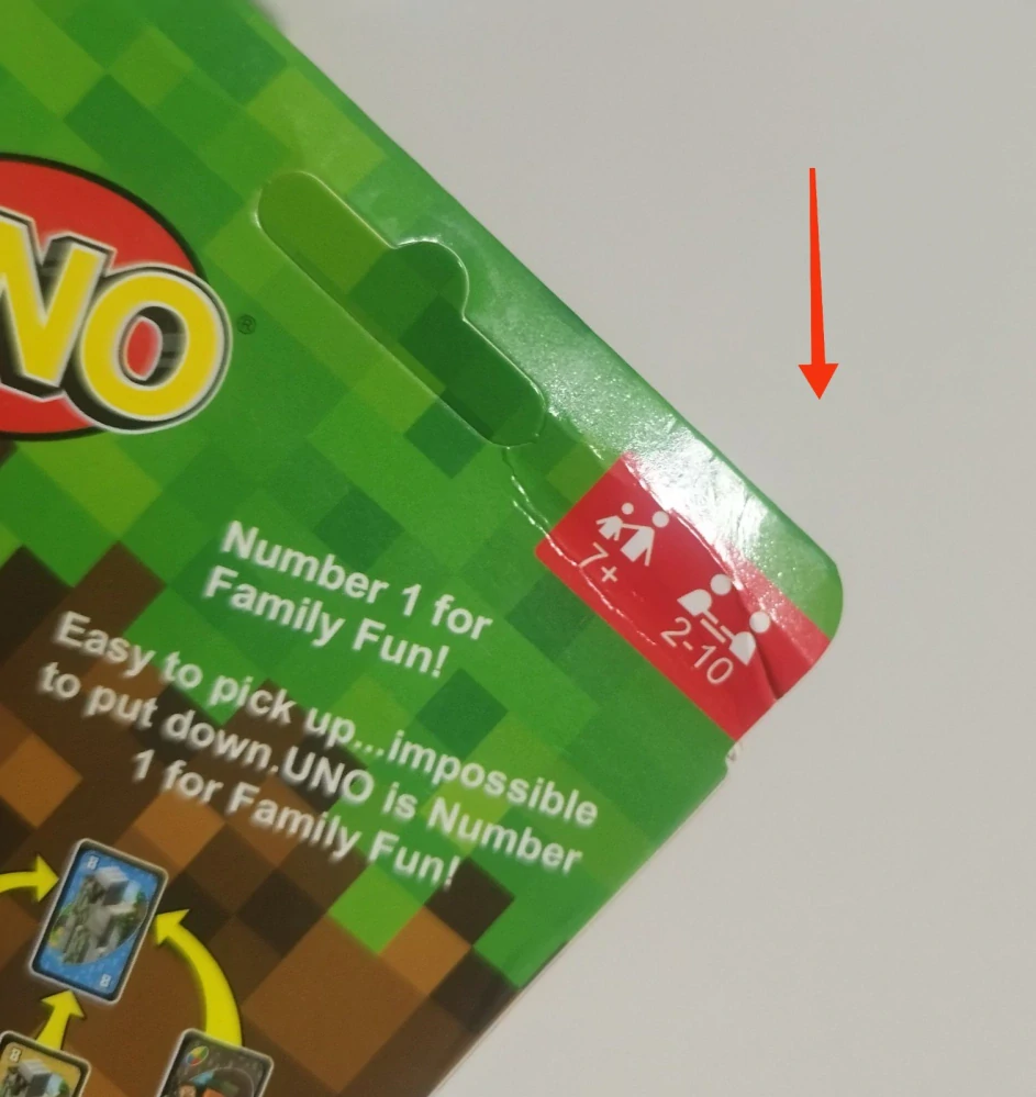 Hra Uno karty - MINECRAFT - S VADOU