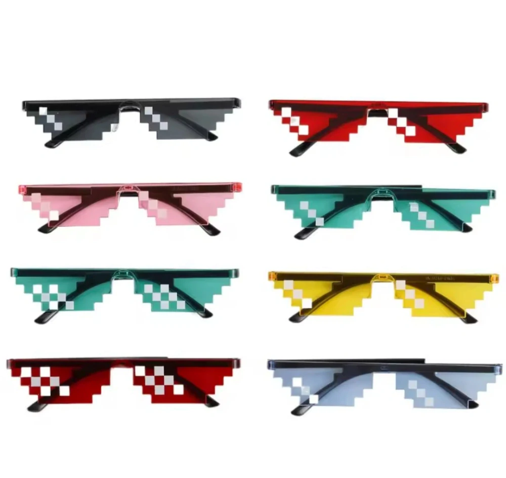 Designové brýle - MINECRAFT - ŽLUTÉ (B)