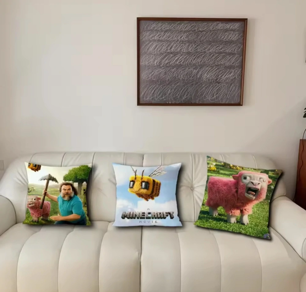 Povlak na polštář - MINECRAFT FILM - VČELA - 30 cm