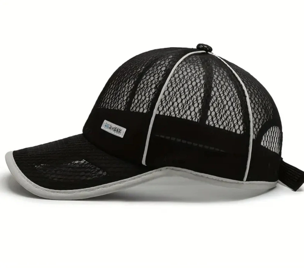 Letní síťovaná kšiltovka - BÉŽOVÁ