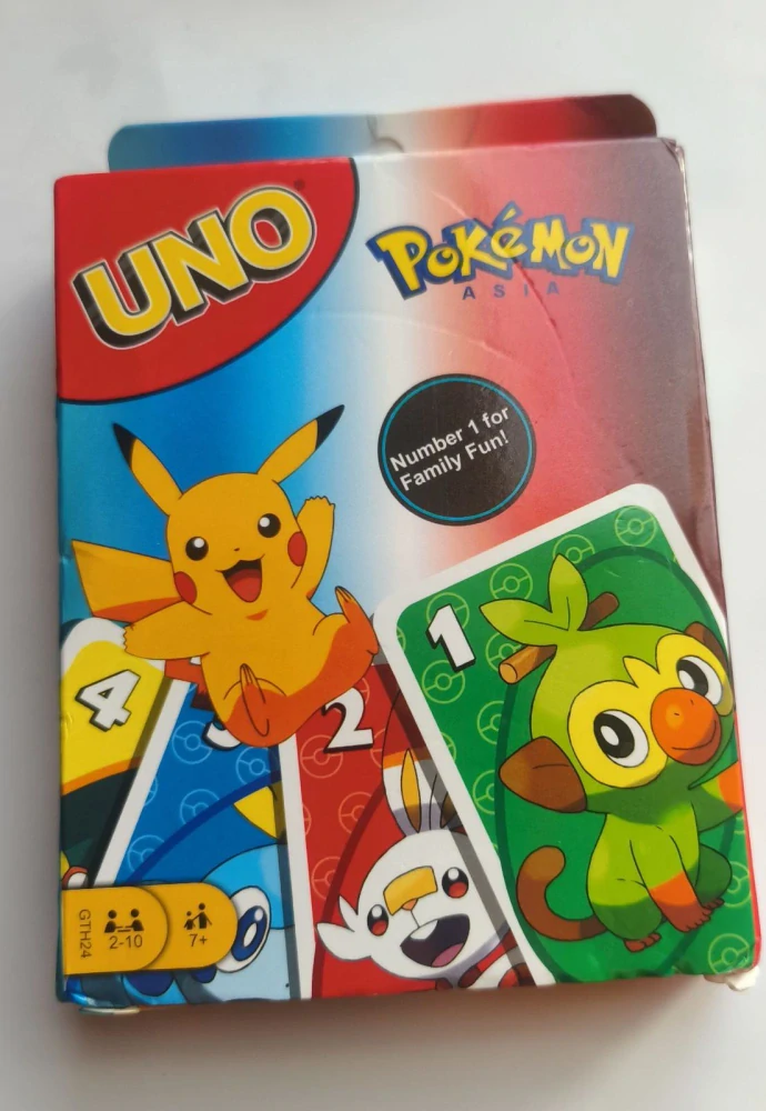 Hra Uno karty - POKÉMON - S VADOU