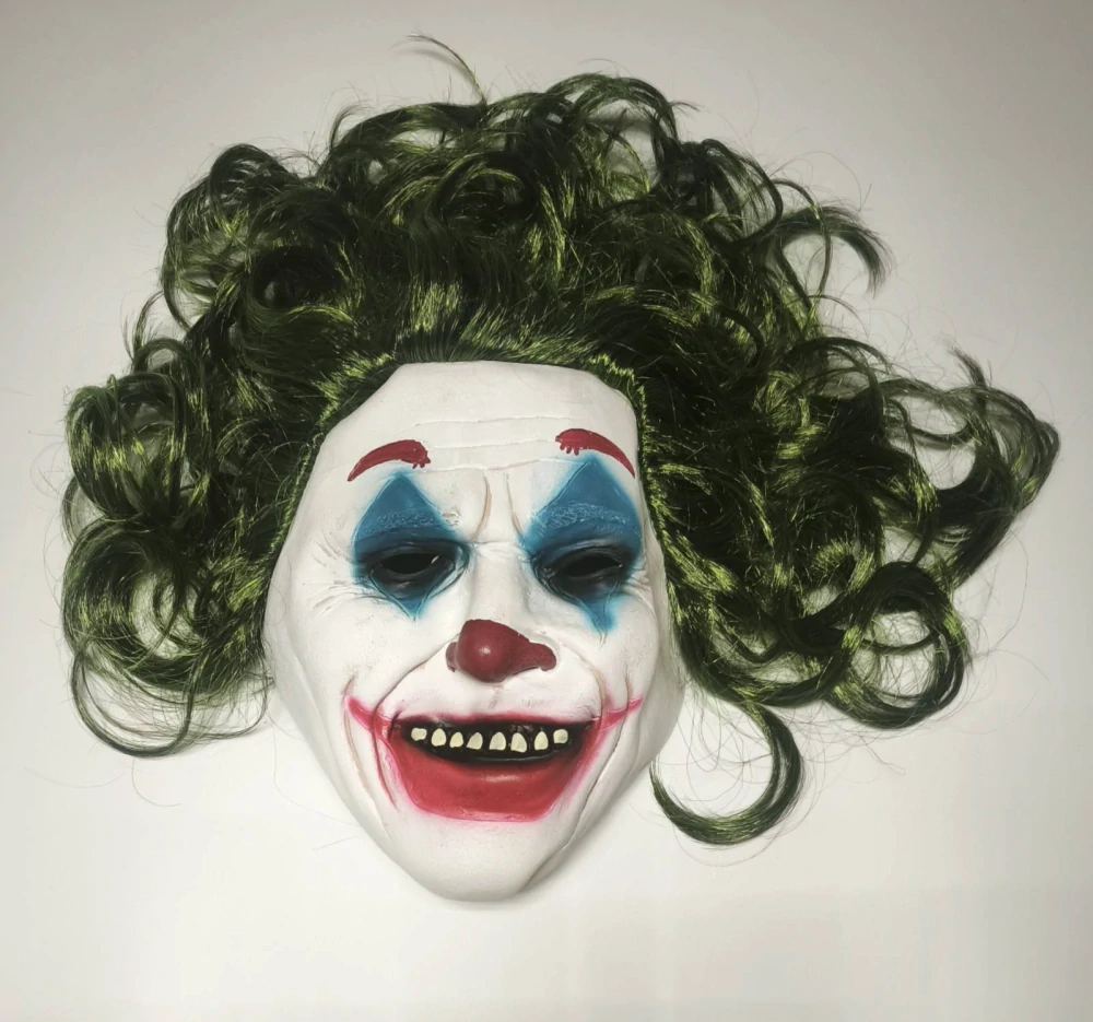 Realistická hororová 3D maska - HALLOWEEN - JOKER (A)