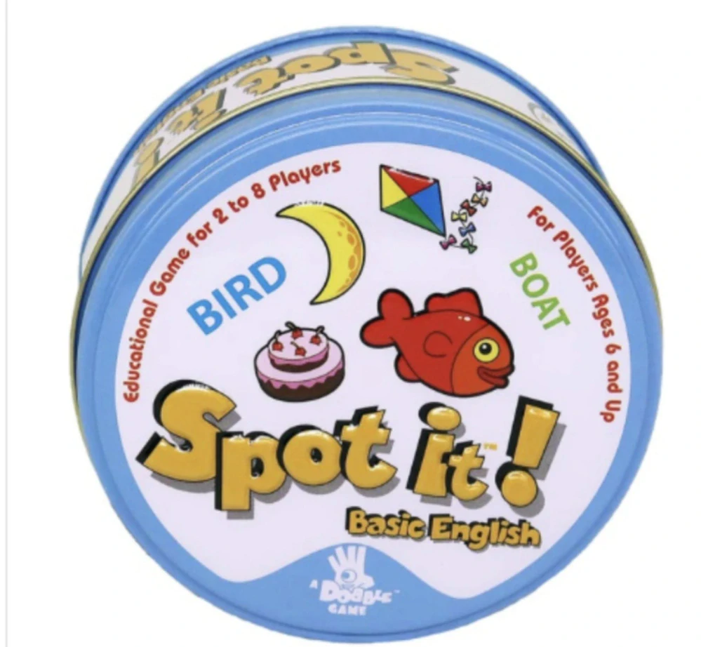 Postřehová hra Dobble-Spot it - BASIC ENGLISH - ANGLIČTINA